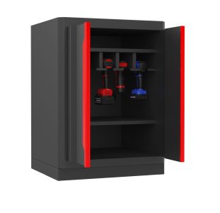 2-door wall cabinet - Electric tool rack » Toolwarehouse