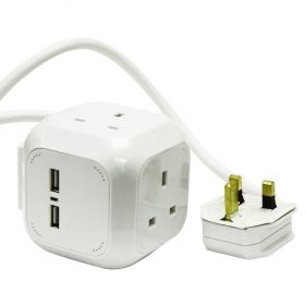 Cube 4 Way Socket / USB » Toolwarehouse » Buy Tools Online