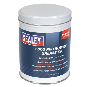 Red Rubber Grease Tin » Toolwarehouse » Buy Tools Online