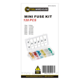 120pcs Mini Fuse Kit » Toolwarehouse » Buy Tools Online