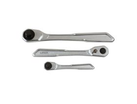 Slim Handle Ratchet Set 1/4"D, 3/8"D, 1/2"D 3pc » Toolwarehouse