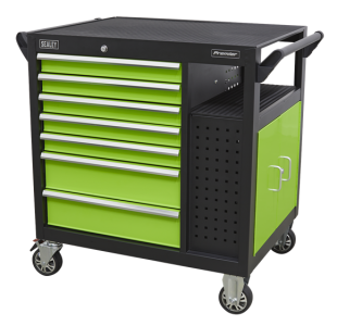 7 Drawer & Cupboard Mobile Workstation » Toolwarehouse