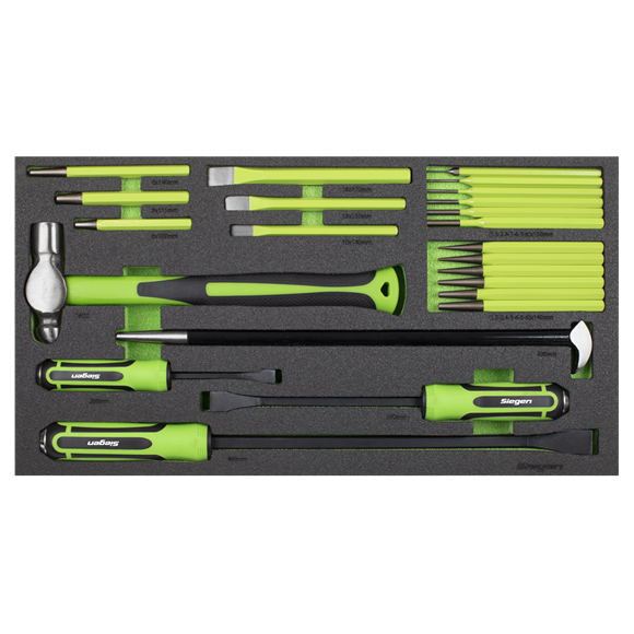 Pry Bar, Hammer & Punch Set with Tool Tray » Toolwarehouse