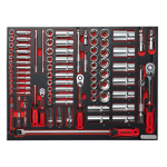 91pc 1/4", 3/8" & 1/2"Sq Drive Socket Set » Toolwarehouse