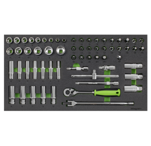 Socket Set with Tool Tray 3/8 » Toolwarehouse