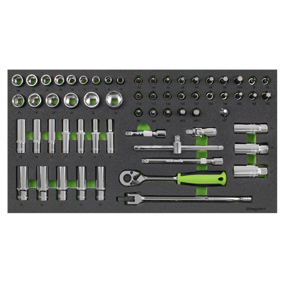 Socket Set with Tool Tray 3/8 » Toolwarehouse