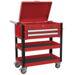 2 Drawer Heavy-Duty Mobile Tool Trolley » Toolwarehouse