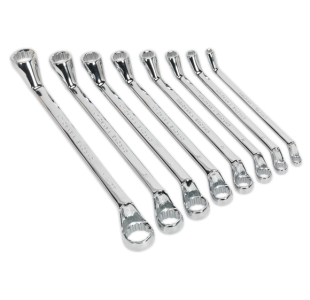 Deep Offset Ring Spanner Set 8pc » Toolwarehouse